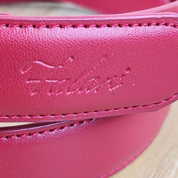 ?️NIB Red Dressy Genuine Leather Belt Small main image 7